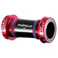 CUVETTE INTEGRE BOITIER FILETE ROUTE TRIPEAK ANGLAIS / BSC / 1,37x24 AXE 24mm ROUGE COMPATIBLE SHIMANO HOLLOWTECH II