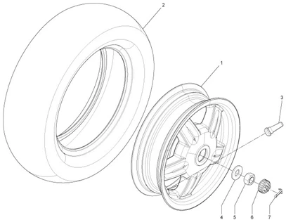 Roue arrière