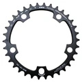CHANRING FOR ROAD BIKE-5 arms- 34T. Ø110 "INNER" BLACK -ALUMINIUM- MICHE (SHIMANO + CAMPAGNOLO) 9/10 Speed