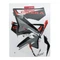 STICKERS KIT- "PIAGGIO GENUINE PART" GILERA 50 SMT, RCR 2011>2012 BLACK/GREY/RED -86745800W0N