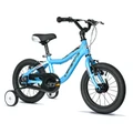 VELO MUSCULAIRE ENFANT 14 POUCES LEADER FOX BUBU 2025 BLEU CLAIR MONOVITESSE CADRE ALU (TAILLE ENFANT JUSQU'A 105cm) -V BRAKE