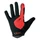 ADULT CYCLING GLOVE- LONG - GIST HERO (For MTB) GEL RED XL (PAIR) TOUCHSCREEN FUNCTION-5532