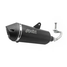 CARENAGE/TABLIER AV SCOOT ADAPTABLE MBK 50 STUNT/YAMAHA 50 SLIDER NOIR BRILLANT (PARTIE OTIQUE)  -P2R-