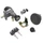 CONTACTEUR A CLE SCOOT ADAPTABLE SCOOT 50 CHINOIS 4T 12 POUCES QT9, QT8/BAOTIAN 50 BT49QT 4T 12 POUCES 2006> 5FILS (AVEC SERRURE DE SELLE + BOUCHON ESSENCE)  -P2R-