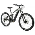 VELO ELECTRIQUE/VAE VTT 29 LEADER FOX ARRAN 2023 TOUT SUSPENDU HOMME GRIS 10V MOTEUR CENTRAL PANASONIC GX ULTIMATE 36V 90Nm BATTERIE 20Ah (CADRE 21,5'' - H55cm - XL - ADULTE DE 185cm à plus)