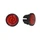 HANDLEBAR END PLUG- FOR ROAD BIKE- BIKERIBBON RED REFLECT (PAIR)