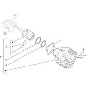 Groupe cylindre-piston-axe