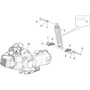 Moteur - Suspension arriere