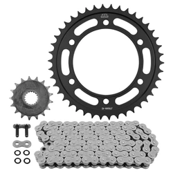 KIT CHAINE ADAPTABLE KTM 1290 SUPER ADVENTURE S, T 2021>2024 525 17x42 (DIAM COURONNE 125/150/10.5) (DEMULTIPLICATION ORIGINE) -JT SPROCKETS/DID