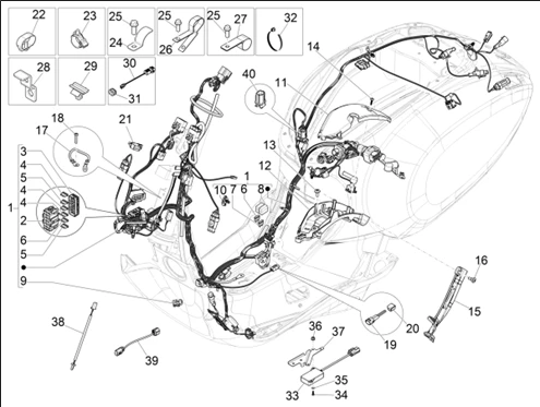 Faisceau de câbles principal