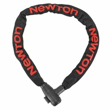 ANTIVOL VELO CHAINE A CLE NEWTON DIAM 5,5 mm LONG 1,00 M NOIR AVEC VERROUILLAGE AUTOMATIQUE (LIVRE AVEC SUPPORT)