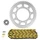 KIT CHAINE ADAPTABLE DERBI 50 SENDA DRD SM PRO 2005>2016  420  11x53  (DIAM COURONNE 102/125/8.5)  (DEMULTIPLICATION ORIGINE)  -AFAM-