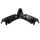 CARENAGE/RACCORD TABLIER AV MAXISCOOTER ADAPTABLE YAMAHA 530 TMAX 2012>2014 NOIR BRILLANT (PARTIE SOUS PHARE) -P2R