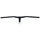 HANDLEBAR- FOR MTB- SEMI RISER- ALUMINIUM BLACK - Wd 78cm - WITH INTEGRATED STEM L80mm