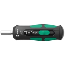 TOURNEVIS DYNAMOMETRIQUE WERA 7515 KRAFTFORM SAFE TORQUE SPEED 1/4 SERRAGE DE 2 A 6 Nm NOIR/VERT (VENDU A L'UNITE) -MARQUE ALLEMANDE POUR LES ATELIERS