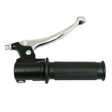 POIGNEE DE GAZ CYCLO ADAPTABLE PIAGGIO 50 CIAO PX 1978> / LEVIER FREIN ACIER DROIT (OE 162804)  -SELECTION P2R-