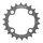 CHAINRING FOR MTB-4 arms- 22 Teeth Ø64 2X10 Internal BLACK- STRONGLIGHT 10 Speed HT3 SHIMANO XTR M980 (FOR External 36 Teeth) THREADLESS