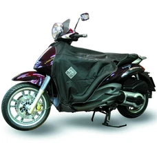 TABLIER COUVRE JAMBE TUCANO POUR PEUGEOT 125 TWEET, 125 GEOPOLIS, 250 GEOPOLIS, 400 GEOPOLIS / PIAGGIO 125 BEVERLY 2001>2009 (R152C-X) (TERMOSCUD) (SYSTEME ANTI-FLOTTEMENT SGAS)