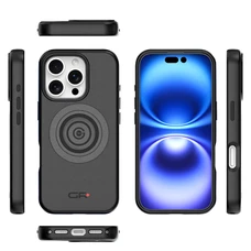 COQUE SMARTPHONE/TELEPHONE GR XPLORE POUR APPLE IPHONE 16 PRO NOIR COMPATIBLE MAGSAFE (VENDU A L'UNITE)