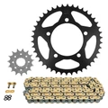 KIT CHAINE ADAPTABLE APRILIA 660 TUAREG 2021>2024 520 15x42 (DIAM COURONNE 100/120/10.50) (DEMULTIPLICATION ORIGINE) -AFAM