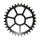 CHAINRING FOR MTB - SINGLE 32T. TA ONE C55 DIRECT MOUNT- ALUMINIUM MATT BLACK- FOR CANNONDALE Ai and FSA 10/11012Speed. (offset 6mm)