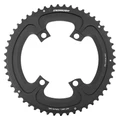PLATEAU ROUTE 4BRA D.110 POUR SHIMANO ULTEGRA R8100/ DURA-ACE R9200/ 105 R7100 STRONGLIGHT DOUBLE 52DTS EXTERIEUR NOIR ALU 12V. POUR INTERIEUR 36DTS (PENSER A COMMANDER LE KIT INTRAVIS CORRESPONDANT)