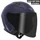 CASQUE JET ADX AJ300 BLEU MAT M (DOUBLE ECRAN) (ECE 22.06) (AVEC VISIERE FUME NOIR SUPPLEMENTAIRE A L'INTERIEUR DE LA BOITE)