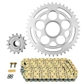 CHAIN AND SPROCKET KIT FOR DUCATI 1100 STREETFIGHTER 2009>2013  525  15x38  (Ø SPROCKET 60/110/38)  (OEM SPECIFICATIONS)  -AFAM-