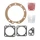 JOINT MOTEUR CYCLO ADAPTABLE SOLEX ANCIEN MODELE (POCHETTE 6 JOINTS, MEMBRANE ROUGE) -SELECTION P2R