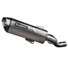 POT MAXISCOOTER AKRAPOVIC POUR YAMAHA 125 XMAX ABS 2025> (SILENCIEUX SEUL SILVER) (S-Y125SO7-HRSS) (HOMOLOGUE CE)