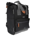 SACOCHE ARRIERE VELO HAPO.G ROLL-TOP NOIR MEDIUM CONVERTIBLE SAC A DOS (53x27x16cm) (VENDU A L'UNITE) - FIXATION SANGLES SUR PORTE BAGAGE