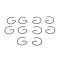 CLIPS DE PISTON DIAM 13 (FORME EN G) POUR MBK/MOTOBECANE 51, 88 (VENDU PAR 10) -SELECTION P2R