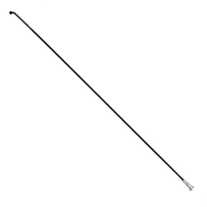 STAINLESS SPOKE-BLACK- FLAT 2mm L288mm SAPIM -" J BEND" WITH NUTS (SOLD PER UNIT)