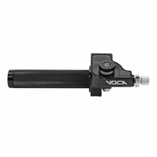 POIGNEE DE GAZ 50 A BOITE VOCA TIRAGE RAPIDE 90°/50 mm ALU CNC NOIR