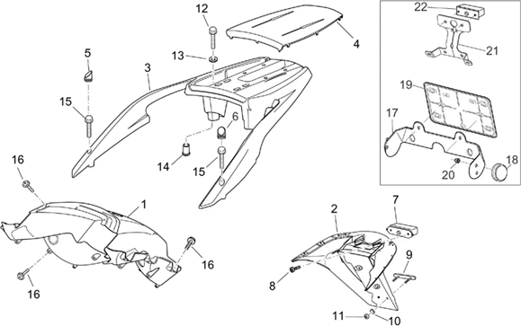 Carrosserie posterieure ii
