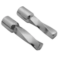 REPOSE PIED CYCLO PILOTE TORSADE ACIER CHROME POUR PEUGEOT 103/MBK 51 (PAIRE) -SELECTION P2R