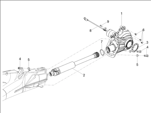 Transmission arrière