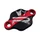 OBTURATEUR POMPE A HUILE 50 A BOITE KRM PRO RIDE BICOLORE POUR MINARELLI 50 AM6/DERBI 50 SENDA, GPR ALU CNC NOIR/ROUGE
