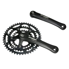PEDALIER ROUTE STRONGLIGHT 9/10V. IMPACT NOIR 170mm 48-38-28 COMPATIBLE 8V. (AXE CARRE 115mm)