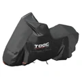 HOUSSE/BACHE DE PROTECTION MOTO TAAC SUPER HYDROSCUD OXFORD 300D POLYESTER ETANCHE/WATERPROOF 5000mm TAILLE XL NOIR (222x90x136cm) (SANGLE ANTI-FLOTTEMENT/OEILLET ANTIVOL)