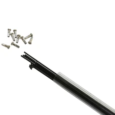 STAINLESS SPOKE- BLACK Ø 2mm L290mm J BEND - With nut (IN TUBE PER 10)