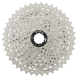 CASSETTE 10V. SUNRACE MS2 11-42 VTT POUR SHIMANO METALLIC ARGENT (11/13/15/18/21/24/28/32/36/42) (MONTAGE ATELIER)
