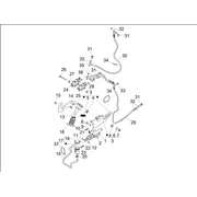 Groupe pédales - Leviers