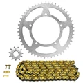 KIT CHAINE ADAPTABLE APRILIA 50 RX RACING 2002>2006, RX 2002>2005  420  11x51  (DIAM COURONNE 105/120/8.5)  (DEMULTIPLICATION ORIGINE)  -AFAM-