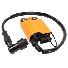 BOBINE ALLUMAGE AVEC CDI SCOOT ADAPTABLE PIAGGIO 50 ZIP 2T 1992>1997, 50 TYPHOON 1994>1997, 50 NRG 1994>1998 / GILERA 50 STALKER 1997>2003, 50 RUNNER 1997>2003 (4 GROSSES FICHES) -P2R