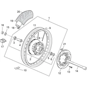 Roue arrière