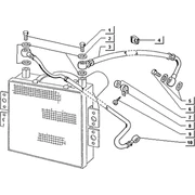 Canalisation radiateur-culasse et radiateur pompe