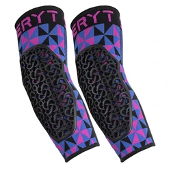 PROTECTION COUDIERES VTT SERYT FLOW ARLECCHINO ANTIBACTERIEN, ANTIDERAPANTE, SANS COUTURE ROSE/BLEU L/XL (VENDU A LA PAIRE) 250 g -CE EN 1621.1 NIVEAU 2