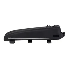 SACOCHE DE CADRE VELO ZEFAL Z ADVENTURE T3 POUR 2,2L NOIR ETANCHE FIXATION VELCRO ( L 440 x 45 x 100mm) ZIP ETANCHE