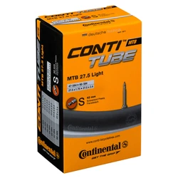 CHAMBRE A AIR VELO 27.5 x 1.75-2.40 CONTINENTAL MTB VALVE PRESTA OBUS DEMONTABLE 42 mm (OFFRE SPECIALE)